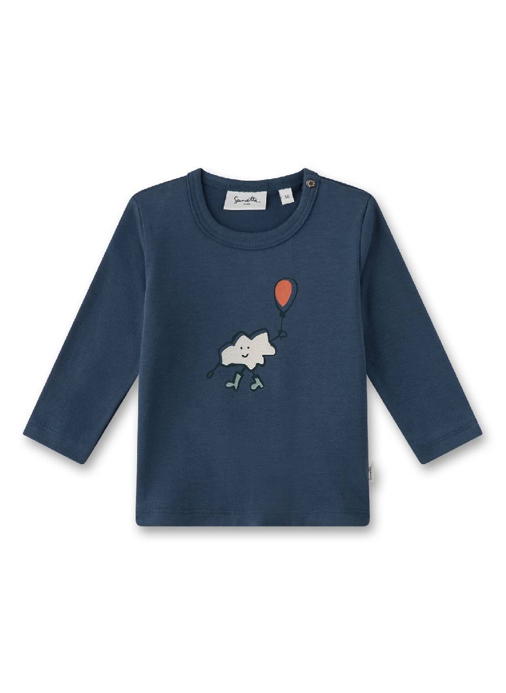 Sanetta Jungen-Langarmshirt Blau Große Rabatte