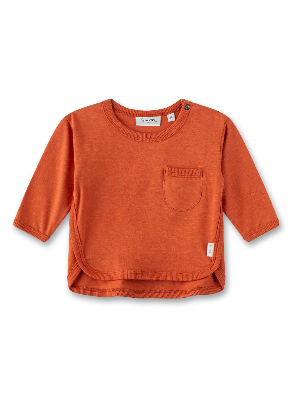 Sanetta Jungen-Langarmshirt Orange Neuheiten