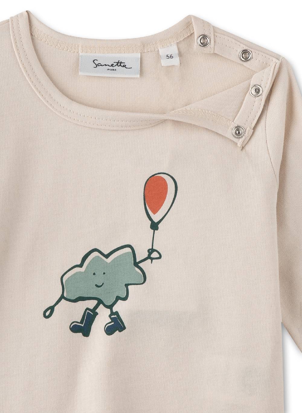 Sanetta Jungen-Langarmshirt Beige Saisonale Angebote