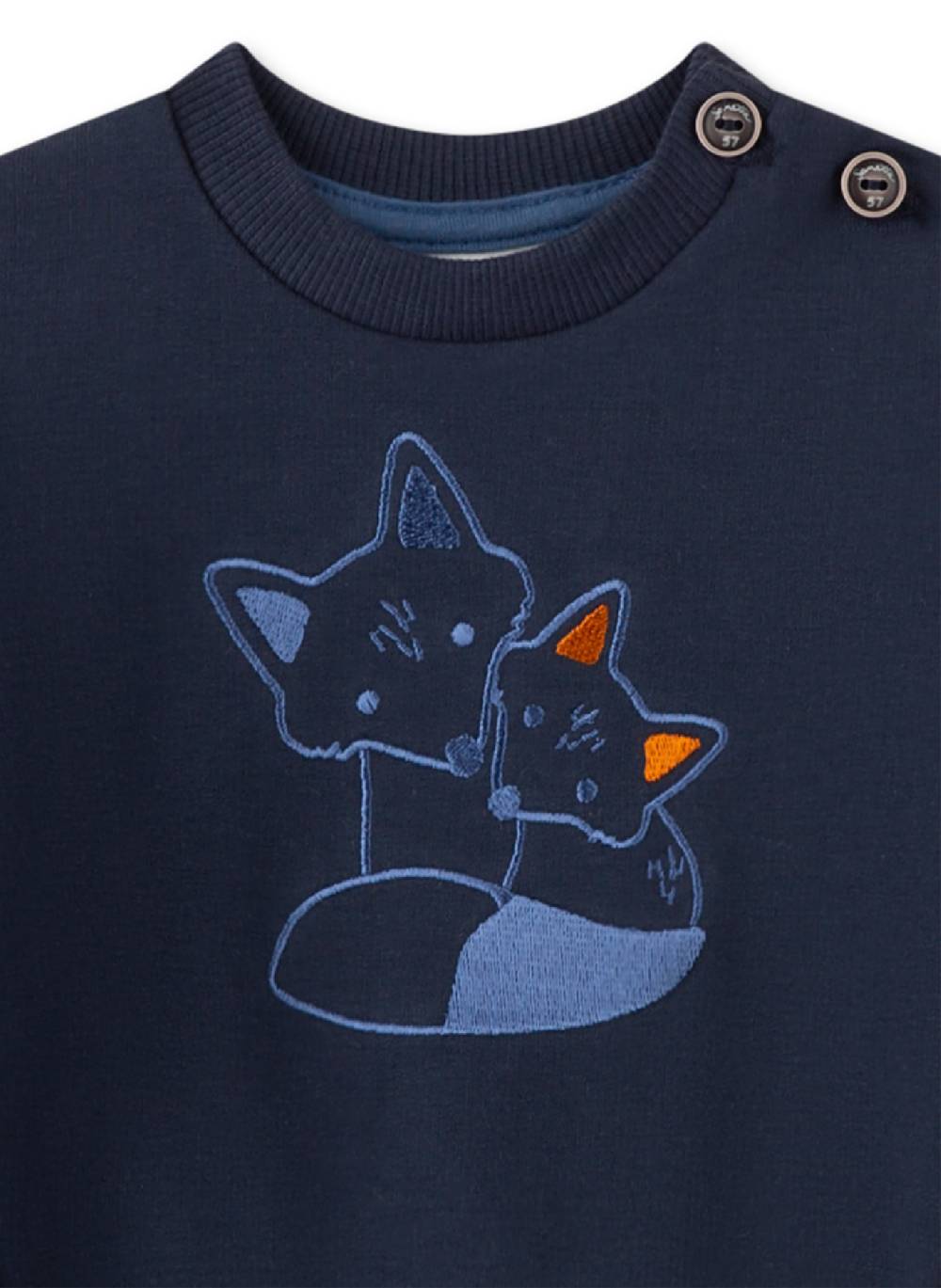 Sanetta Jungen-Sweatshirt Blau Kauf eins, bekomm eins gratis