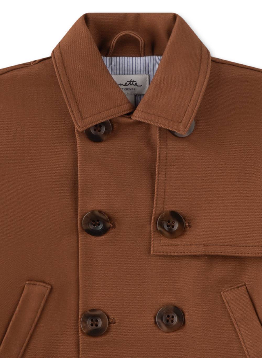 Sanetta Jungen-Trenchcoat Braun Begrenzte Freigabe