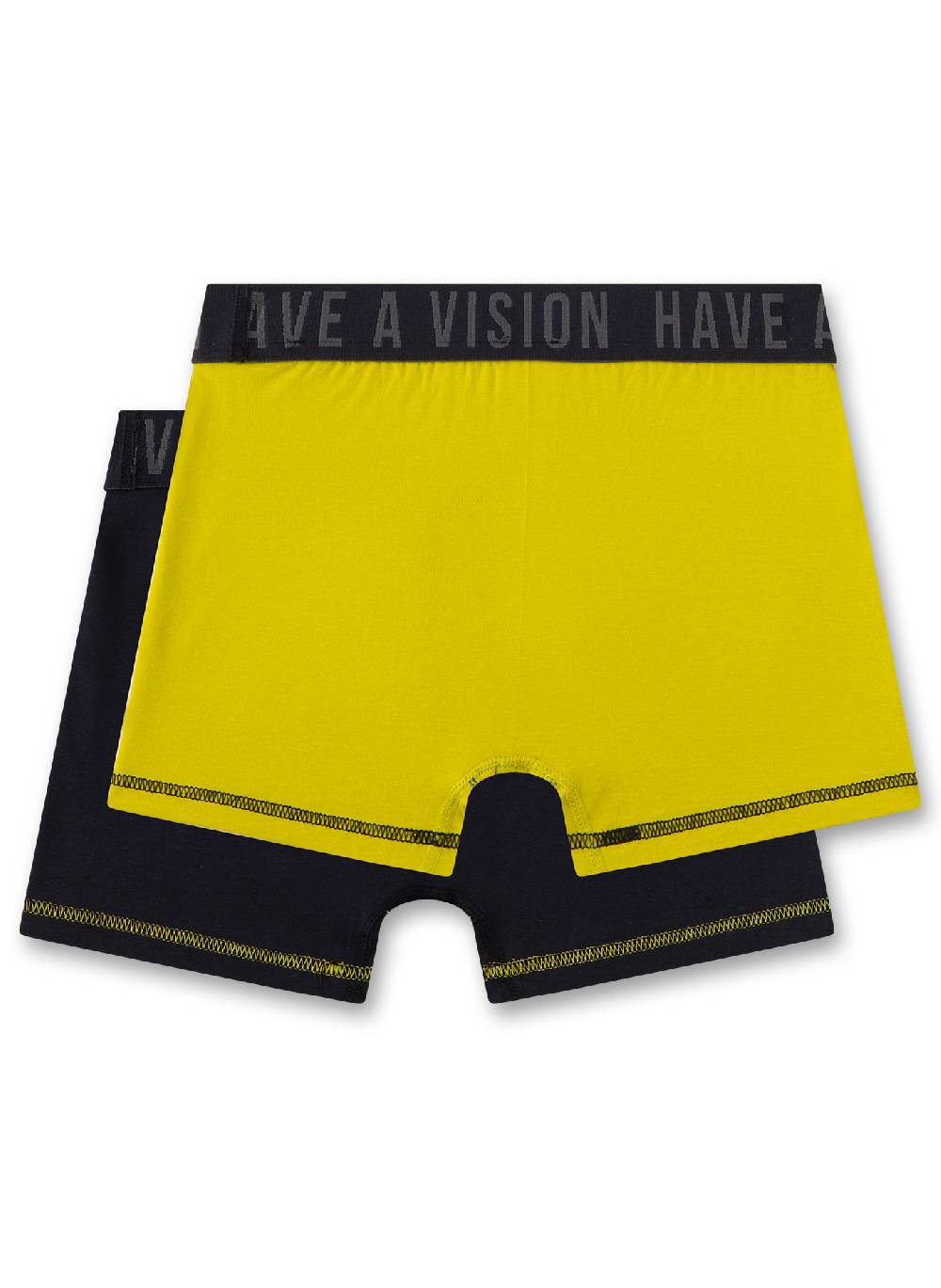 Sanetta Jungen-Hipshorts (Doppelpack) Dunkelblau & Gelb Clearance-Verkauf