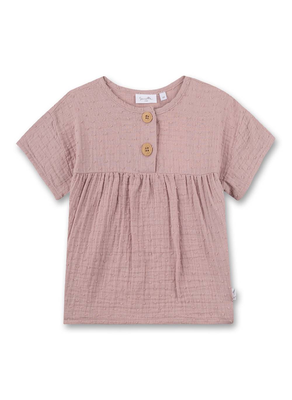 Sanetta Mädchen-Bluse Musselin Rosa Auslauf