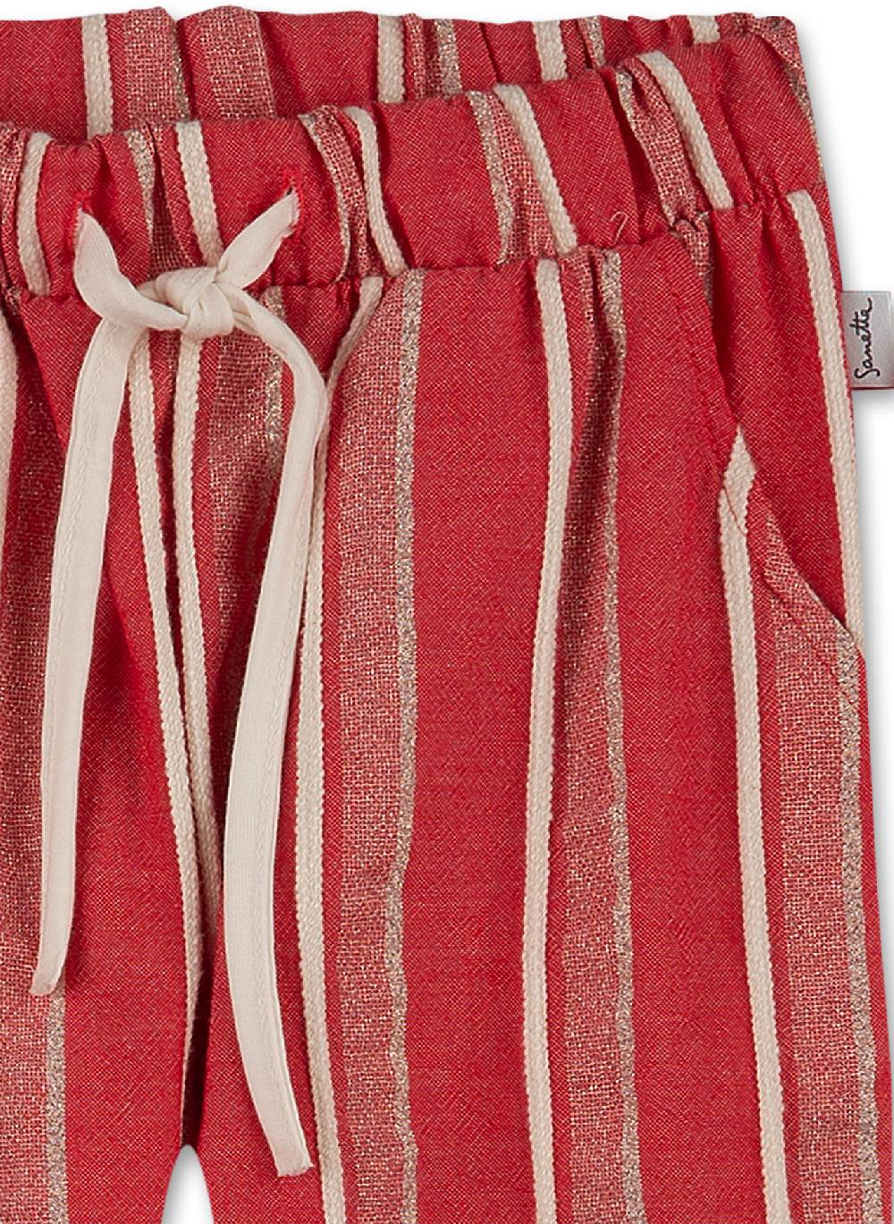 Sanetta Mädchen-Webhose Rot Günstig kaufen