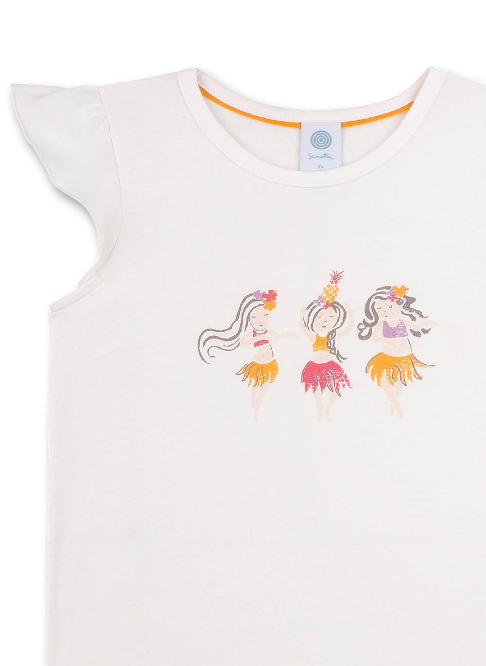 Sanetta Mädchen-Schlafanzug kurz Off-White Flash Sale