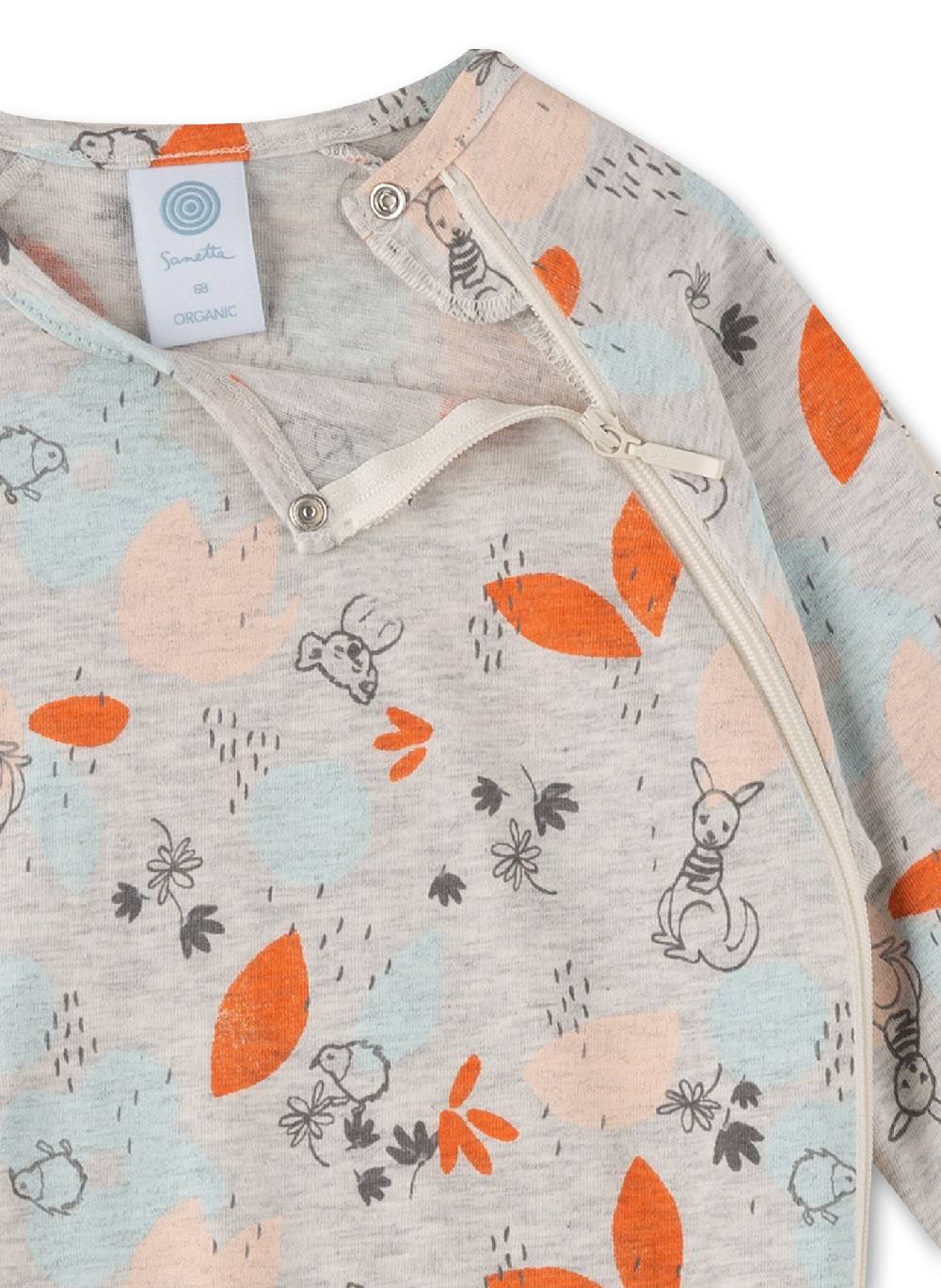 Sanetta Mädchen-Overall Graumelange Preisnachlass