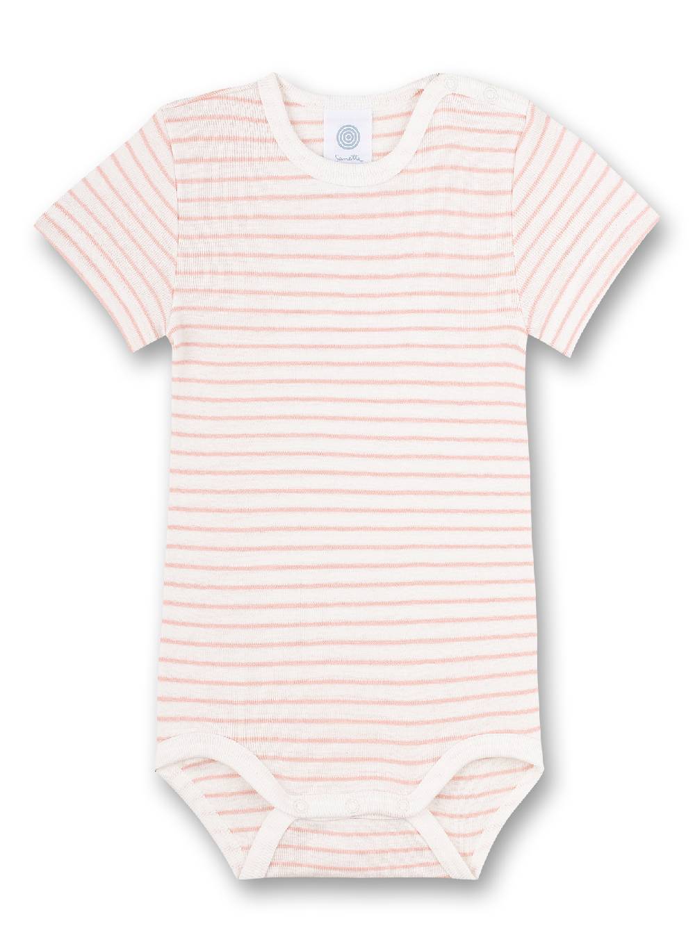 Sanetta Body kurzarm (Dreierpack) Weiß Dots Rosa und Rosa Ringel Heißer Verkauf
