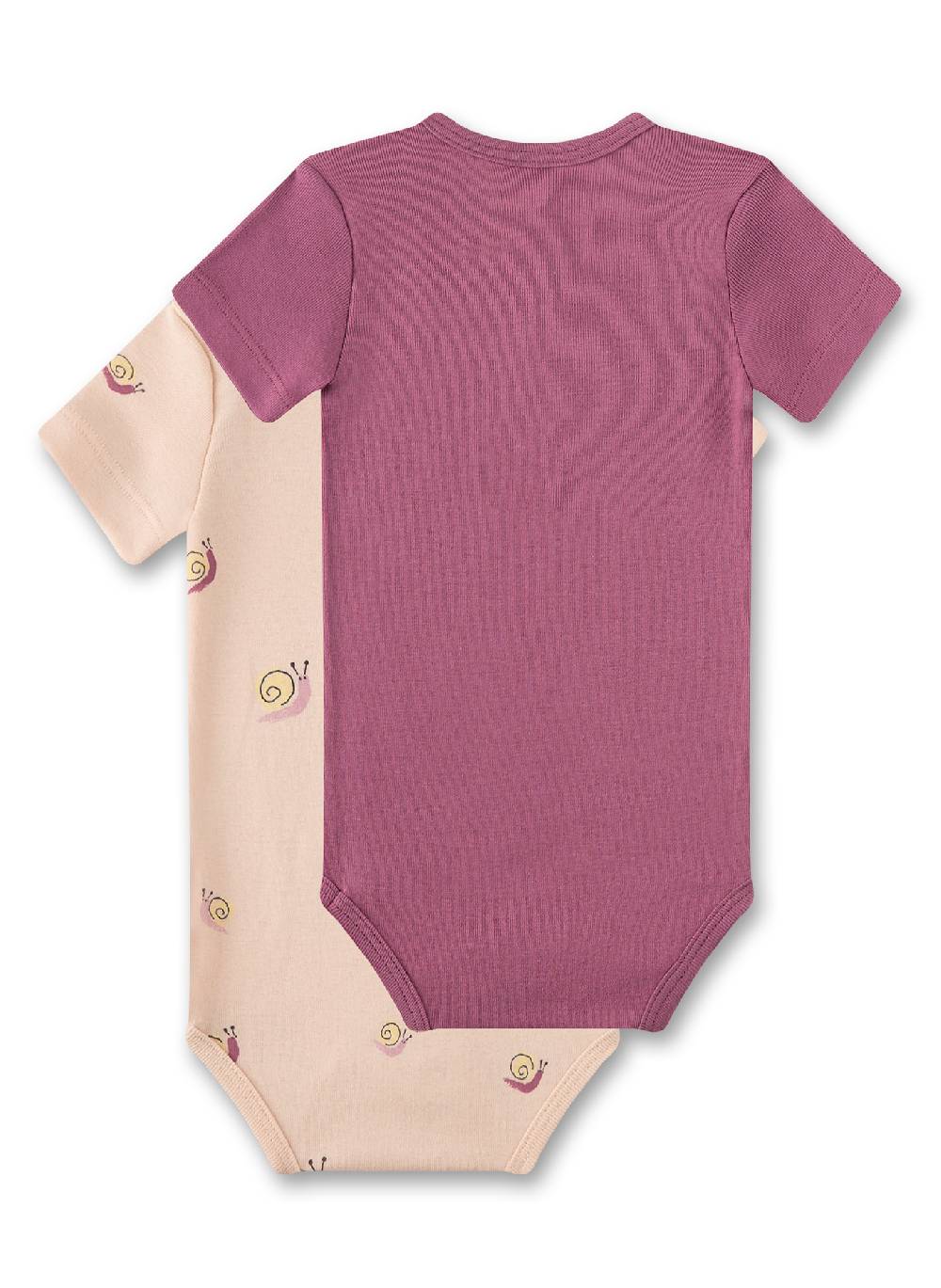 Sanetta Baby-Body langarm (Doppelpack) Beige Große Rabatte