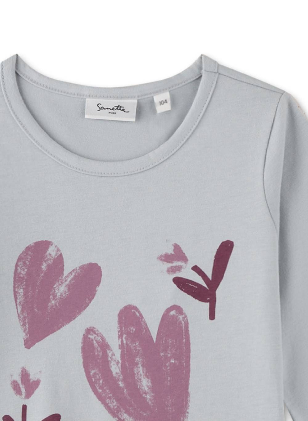 Sanetta Mädchen-Langarmshirt Blau Super Rabatt