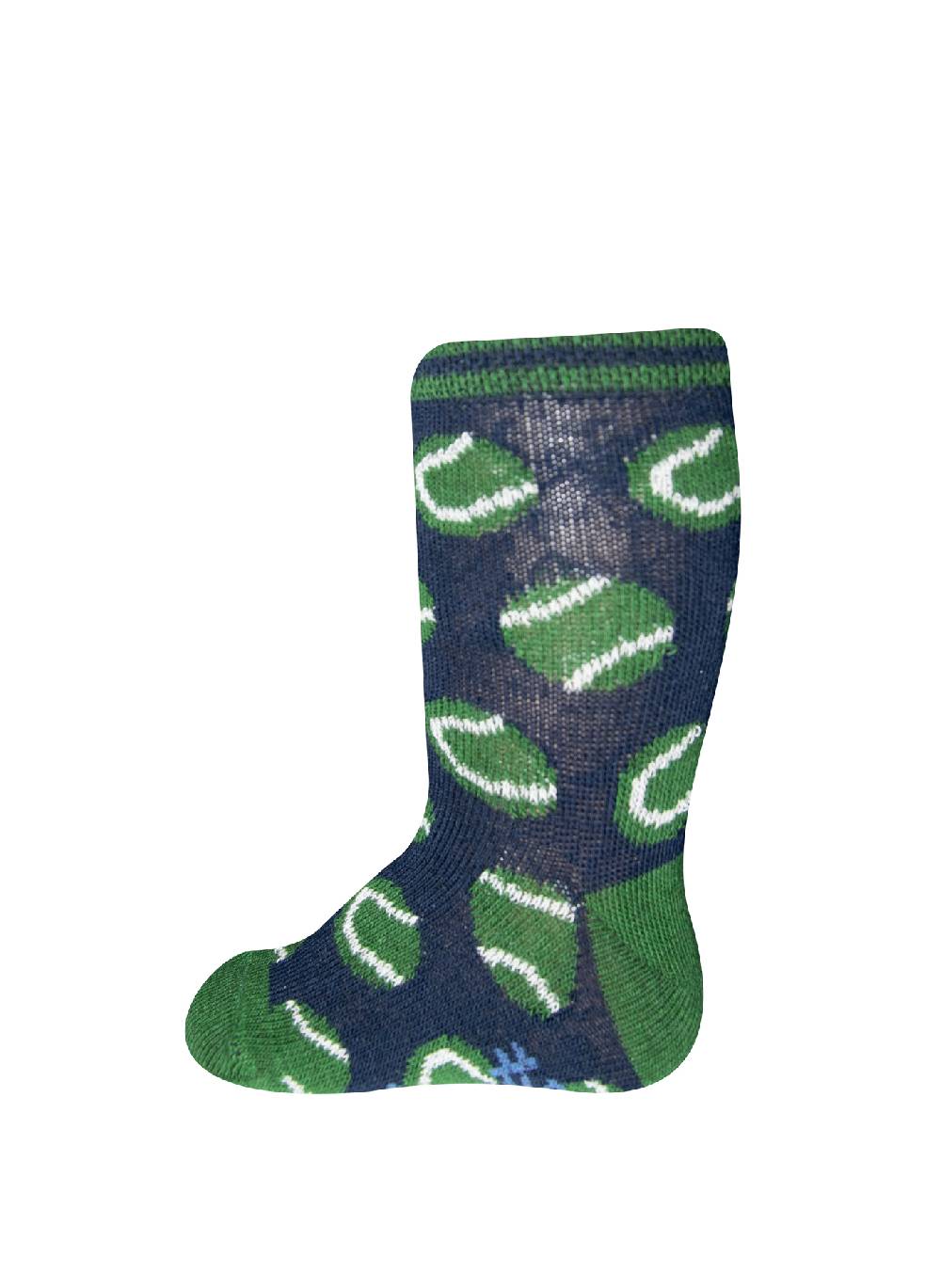 Sanetta Jungen-Socken (Doppelpack) Dunkelblau und Grün-geringelt Black Friday Preise