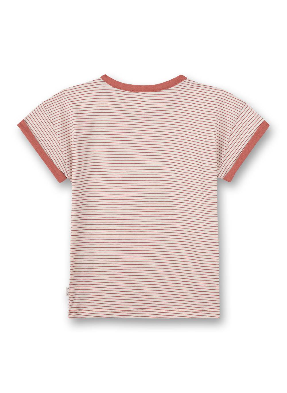 Sanetta Unisex T-Shirt Rot Ringel im Angebot