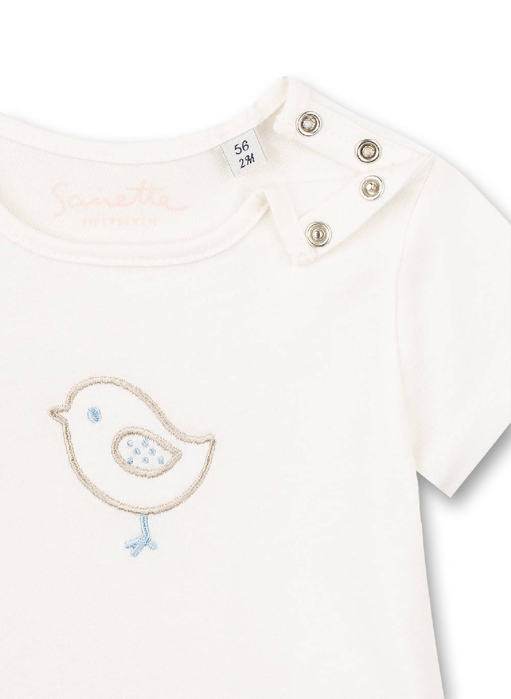 Sanetta Mädchen T-Shirt Off-White Fluffy Duckling Schlussverkauf