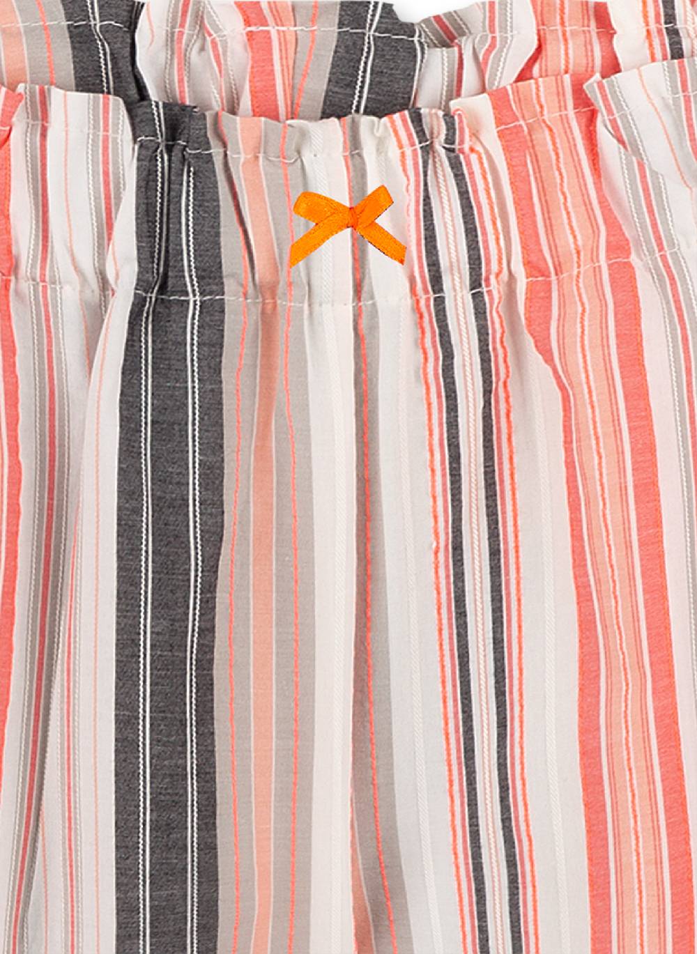Sanetta Mädchen-Shorts Off-White gestreift Tropical Sonderangebot