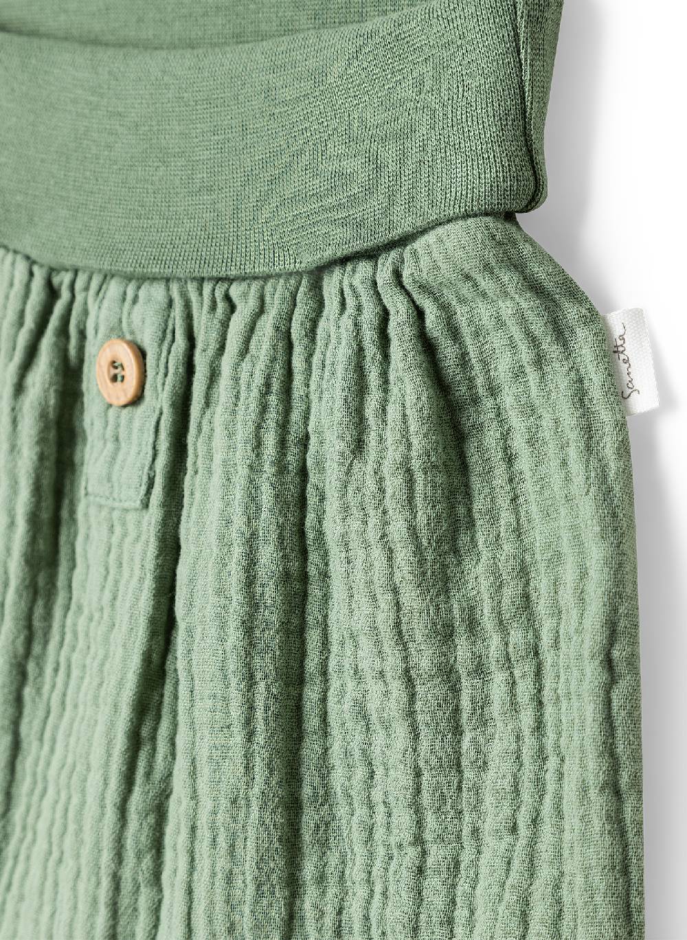 Sanetta Baby-Shorts Grün aus Musselin Black Friday