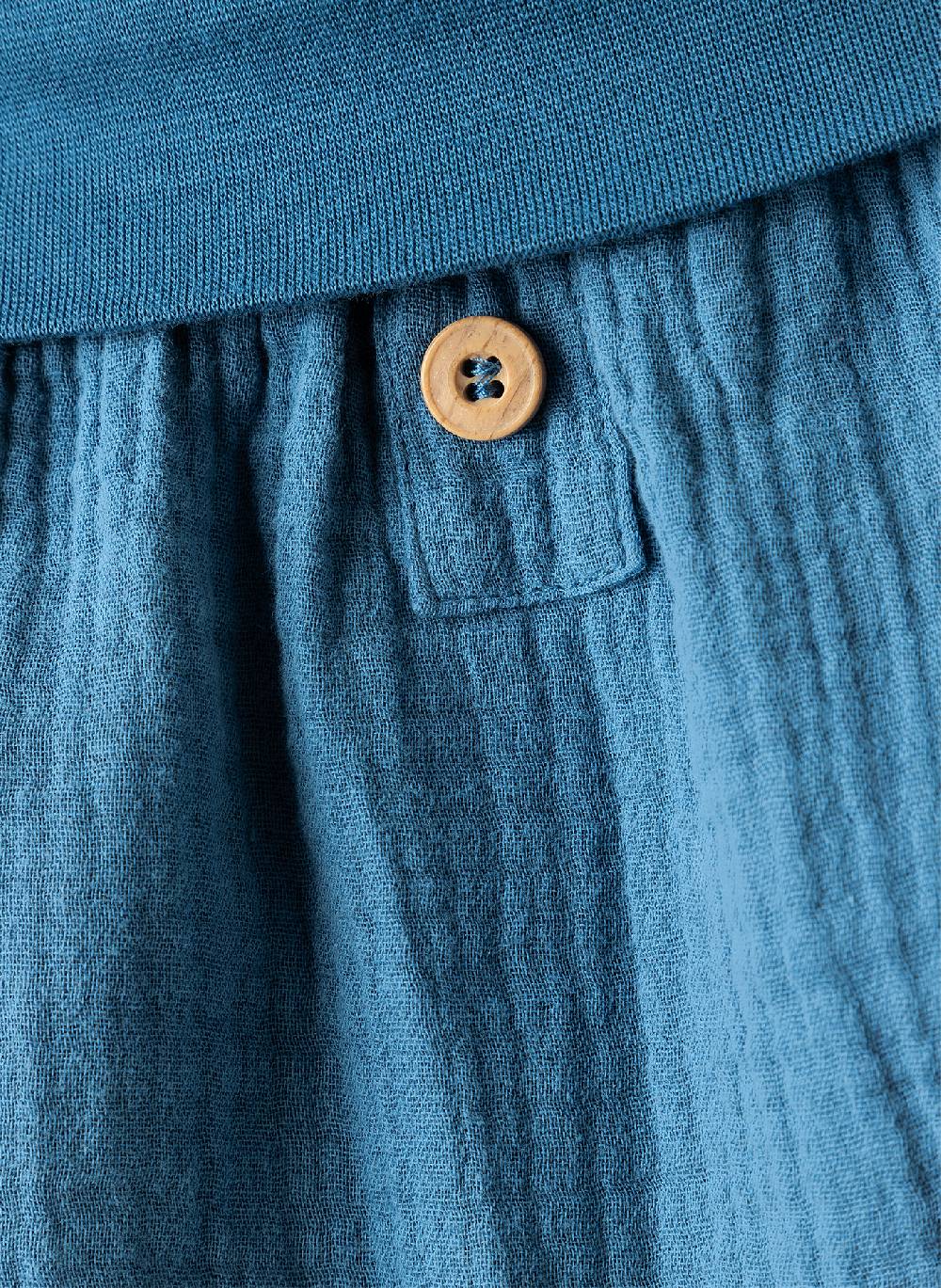 Sanetta Baby-Shorts Blau aus Musselin Cyber Monday