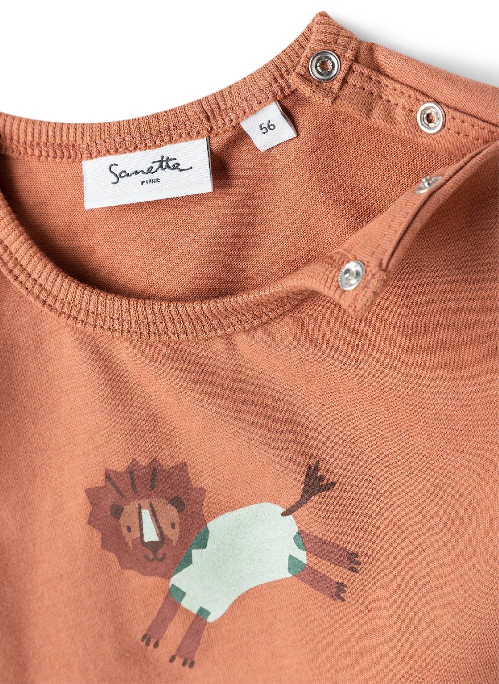 Sanetta Jungen T-Shirt Braun Weihnachtsangebot