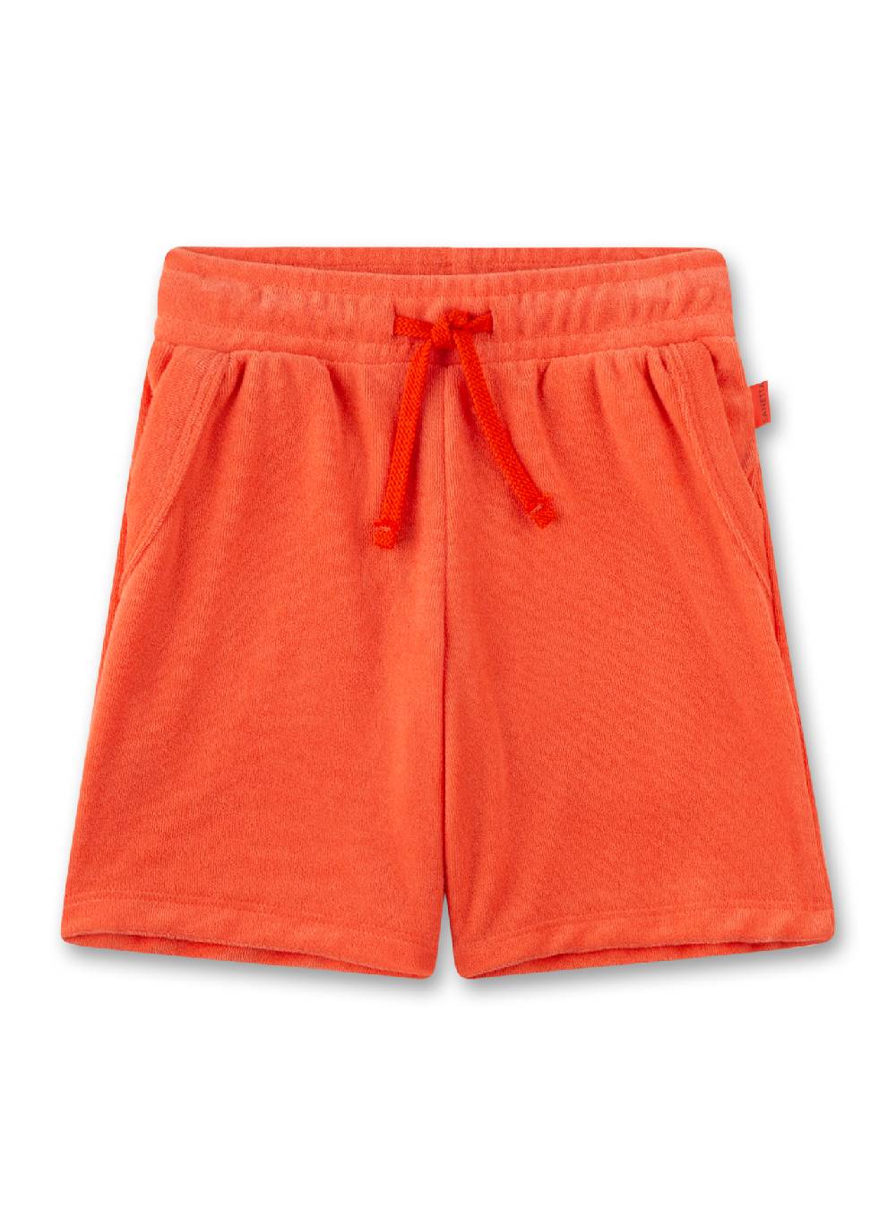 Sanetta Jungen-Shorts Orange aus Frottee Lagerräumung