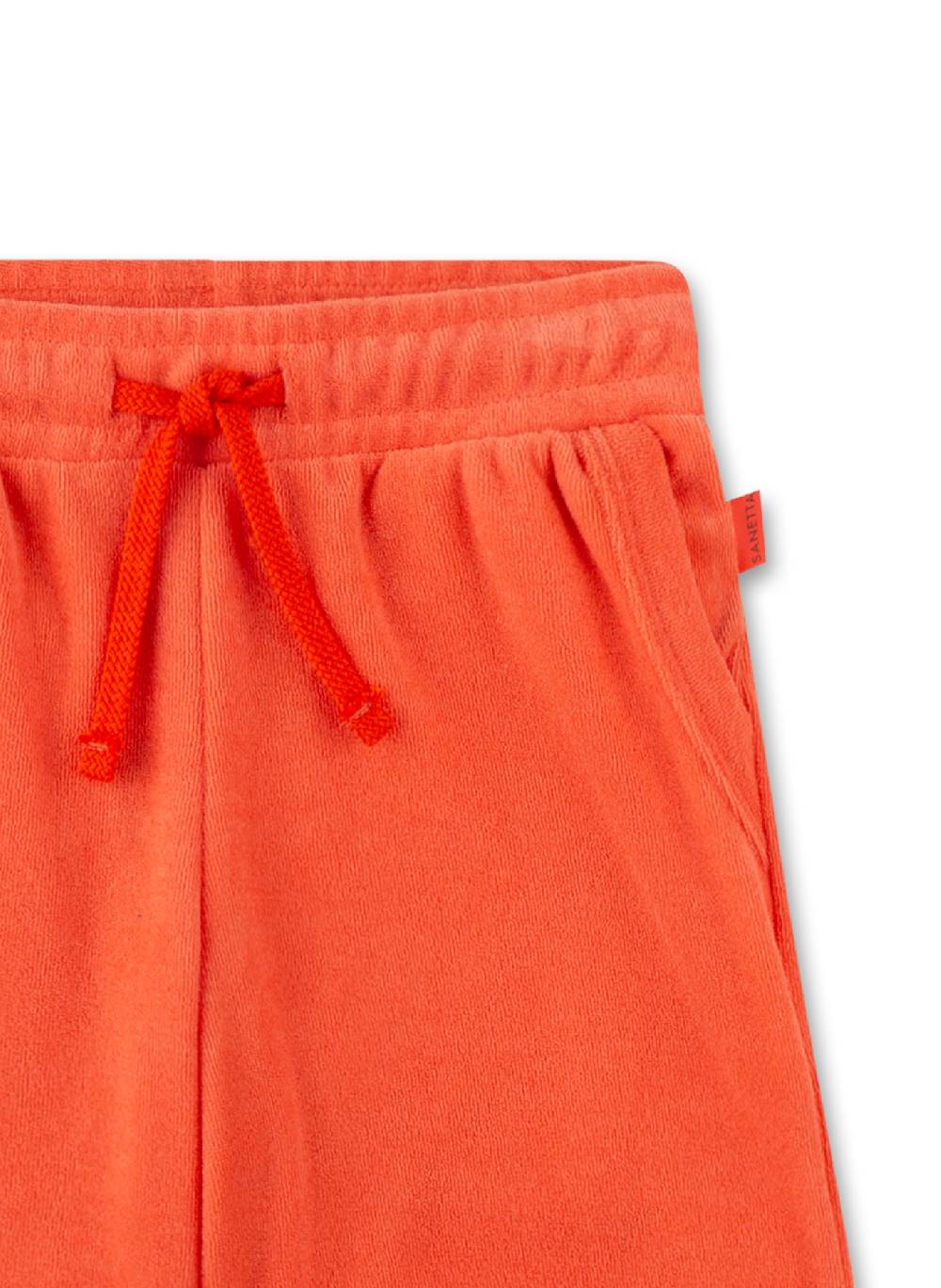 Sanetta Jungen-Shorts Orange aus Frottee Lagerräumung