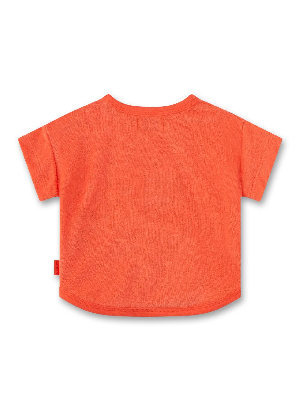 Sanetta Jungen-Sweatshirt kurzarm Orange aus Frottee Heißer Verkauf