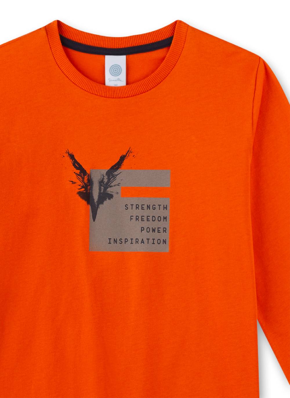 Sanetta Jungen-Schlafanzug Orange Blitzangebot