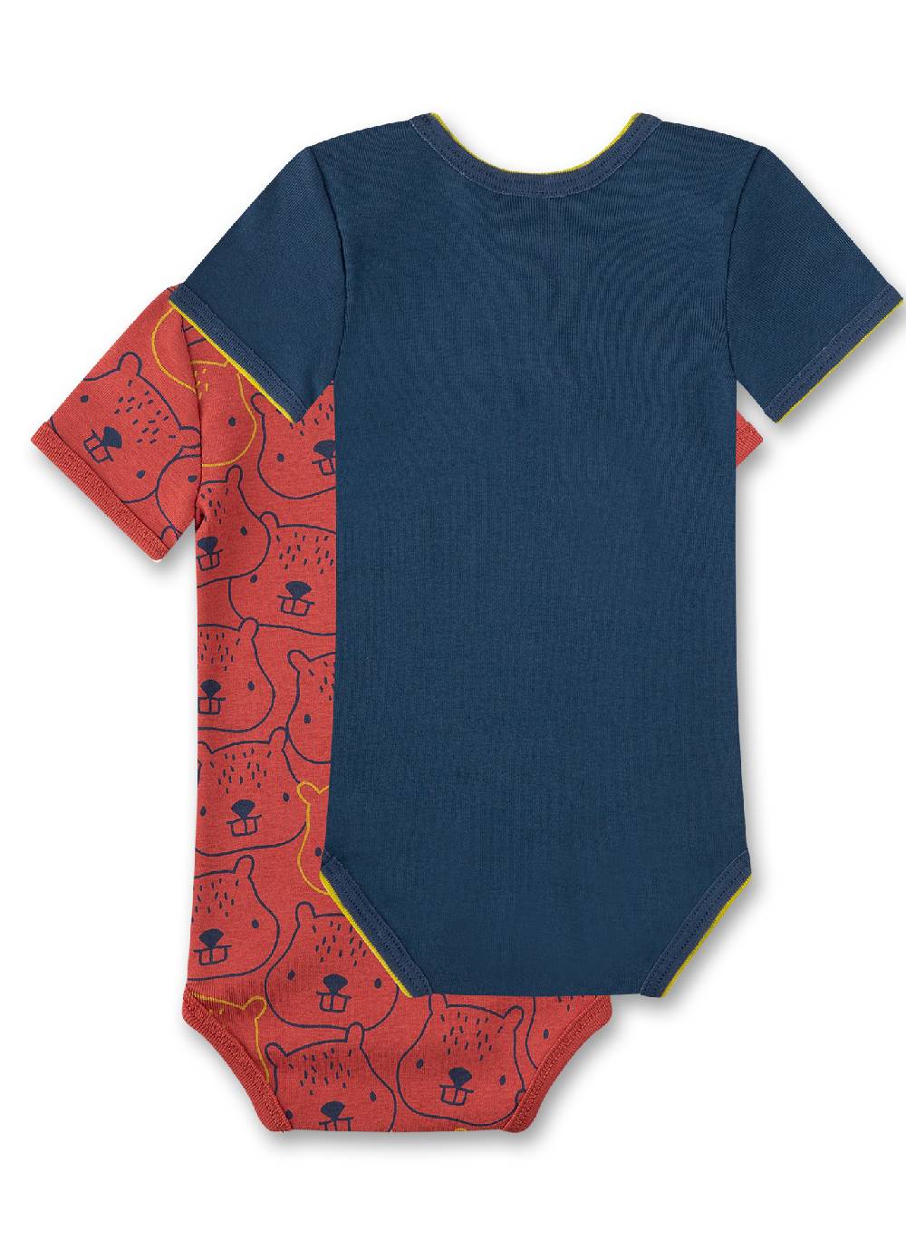 Sanetta Baby-Body kurzarm (Doppelpack) Blau Begrenzte Freigabe