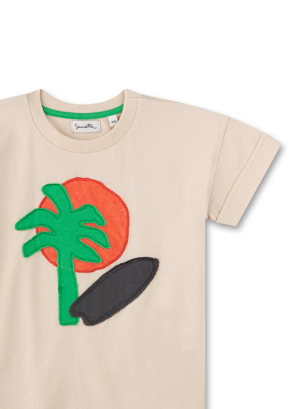 Sanetta Jungen T-Shirt Beige Bis zu 50% Rabatt
