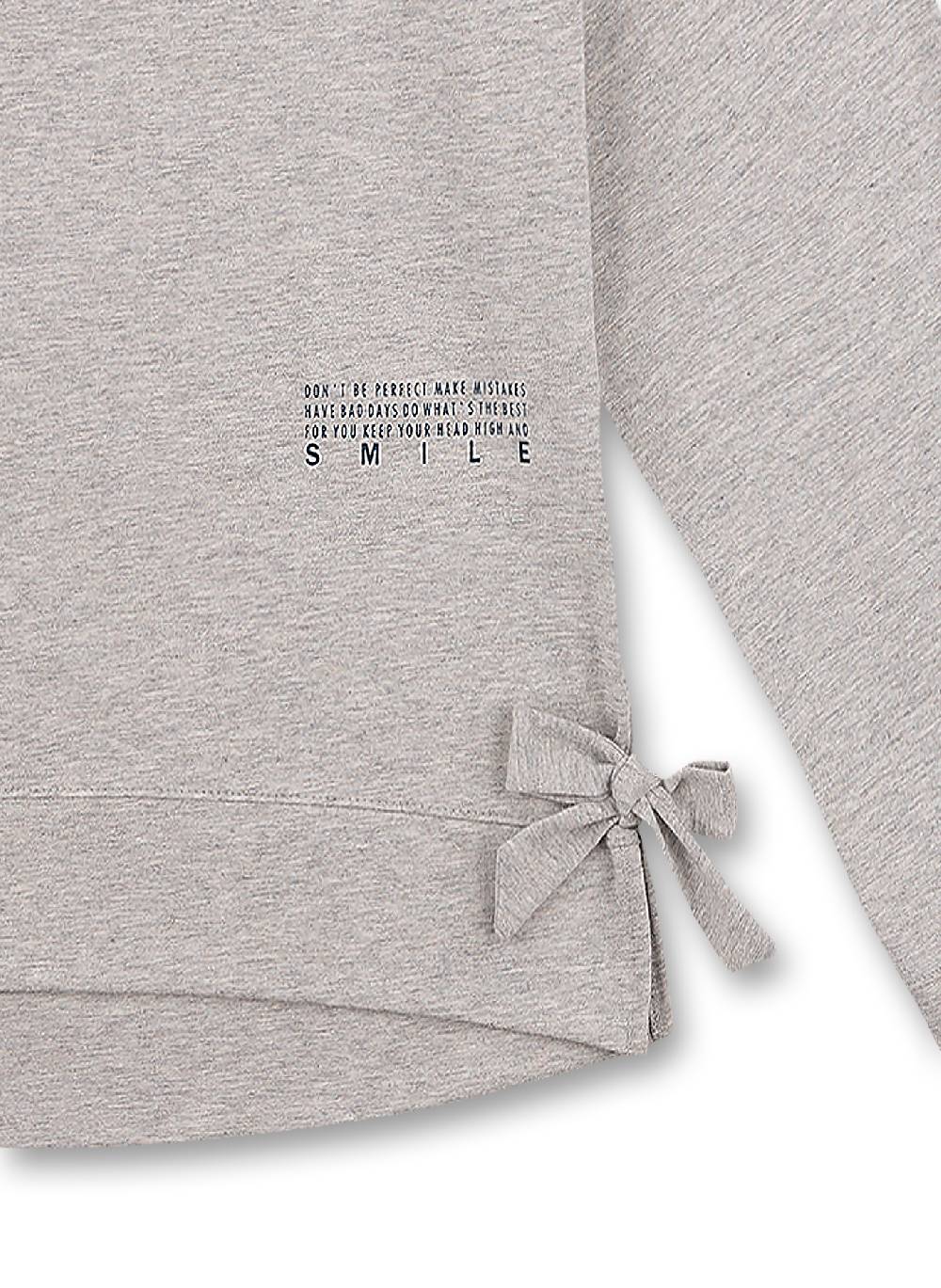 Sanetta Mädchen-Sweatshirt Graumelange Athleisure Workout Begrenzt auf 3 Tage