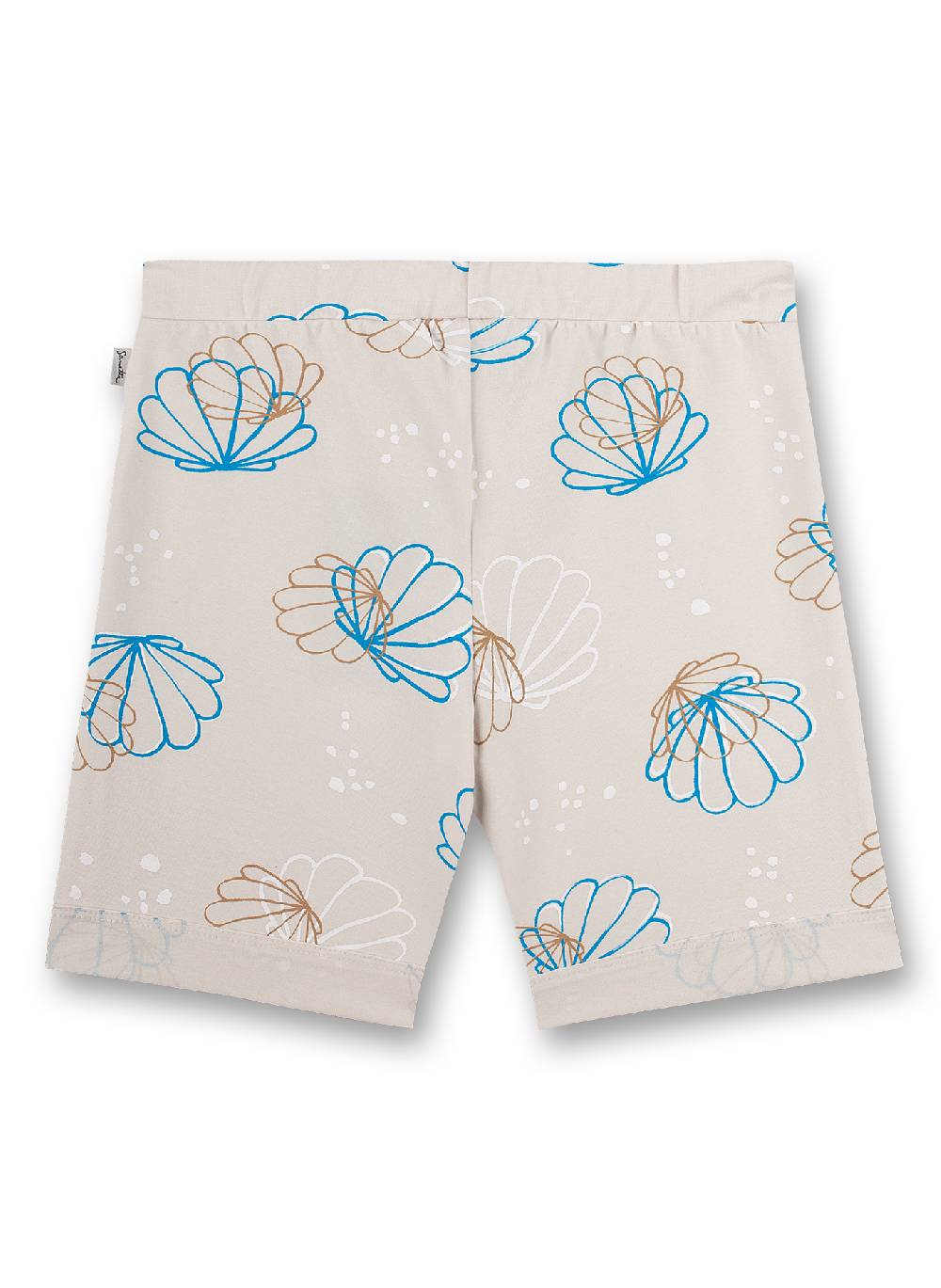 Sanetta Mädchen-Shorts Beige Muschel-Allover Mermaid Outlet