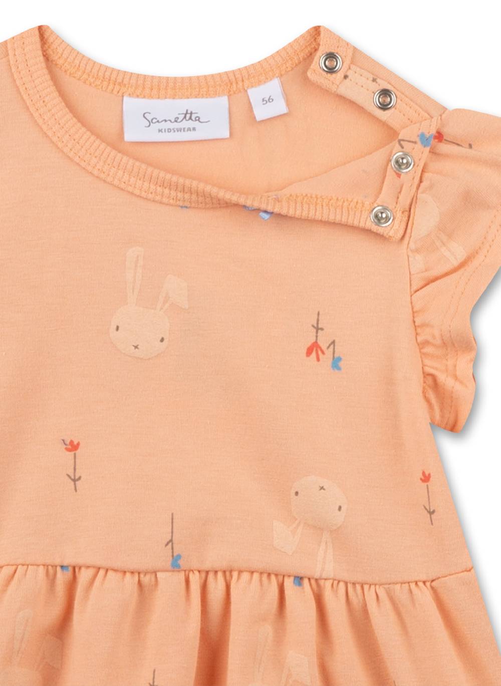 Sanetta Mädchen-Kleid Orange Lagerräumung