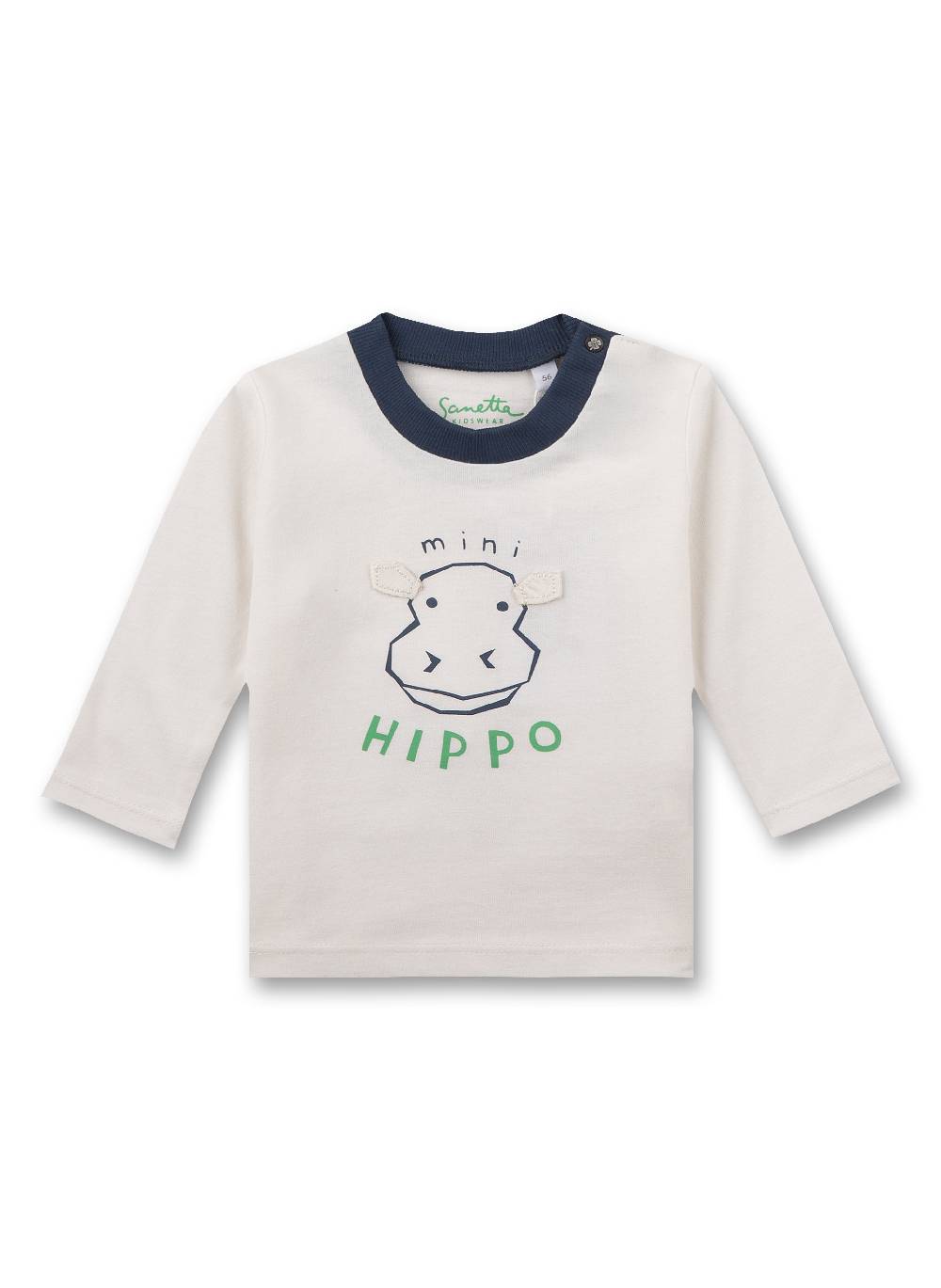 Sanetta Jungen-Shirt langarm Off-White Saisonale Angebote