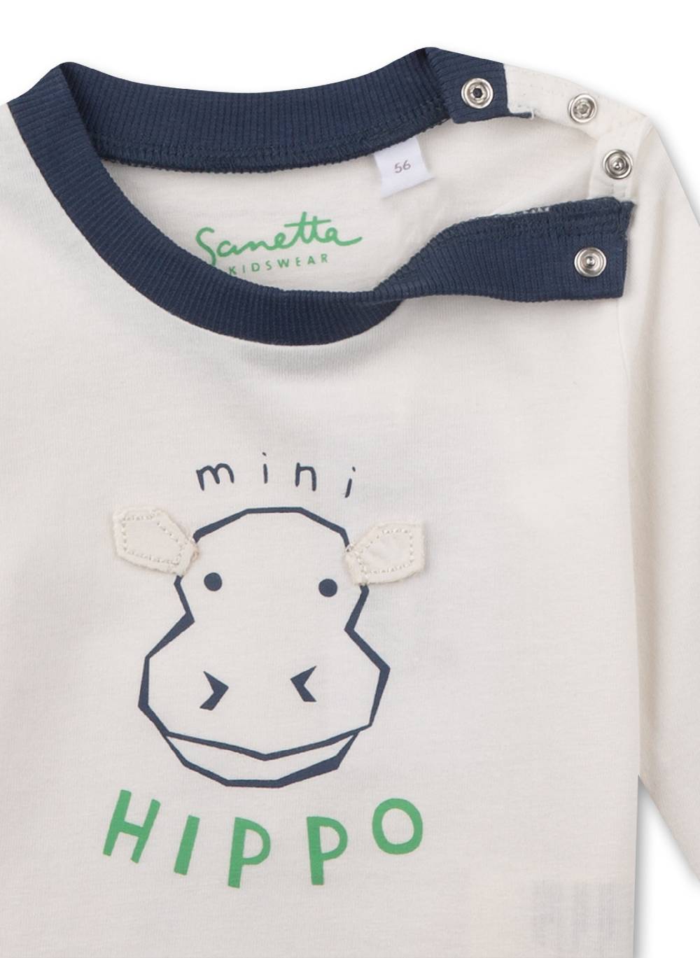 Sanetta Jungen-Shirt langarm Off-White Saisonale Angebote