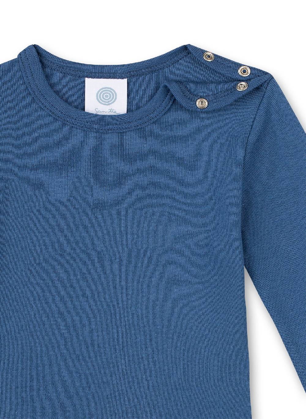 Sanetta Body langarm (Doppelpack) Weiß und Blau Bis zu 65% Rabatt
