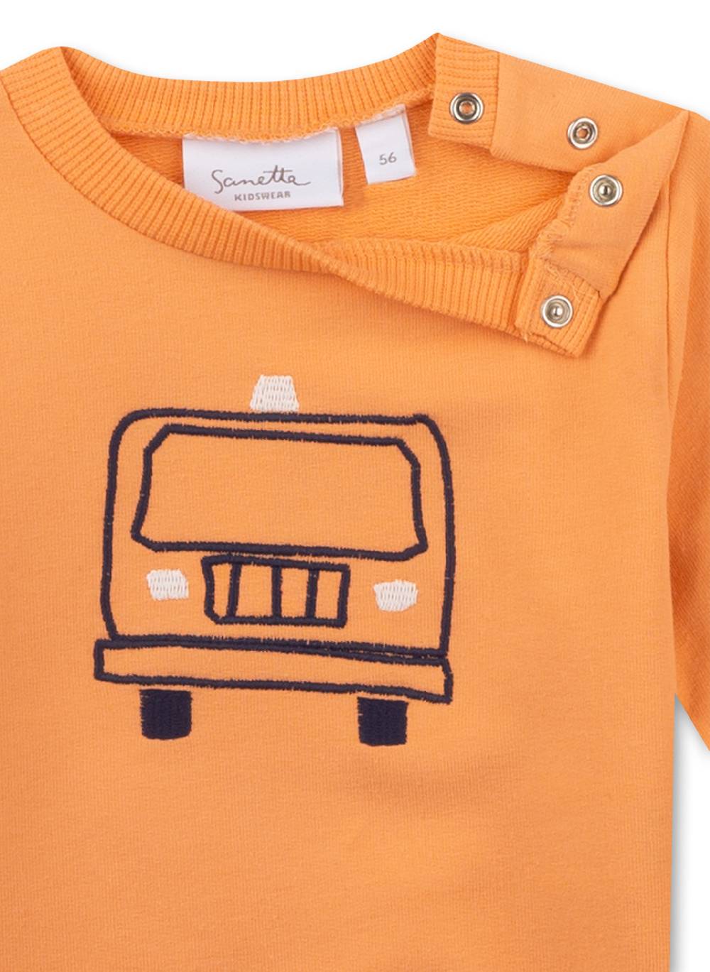 Sanetta Jungen-Sweatshirt Orange Verkauf