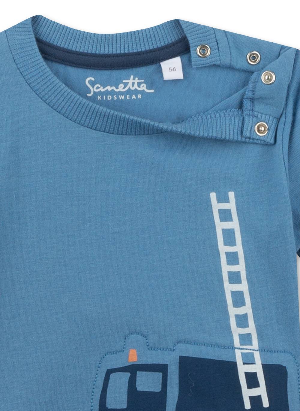 Sanetta Jungen T-Shirt Blau Günstiger Verkauf