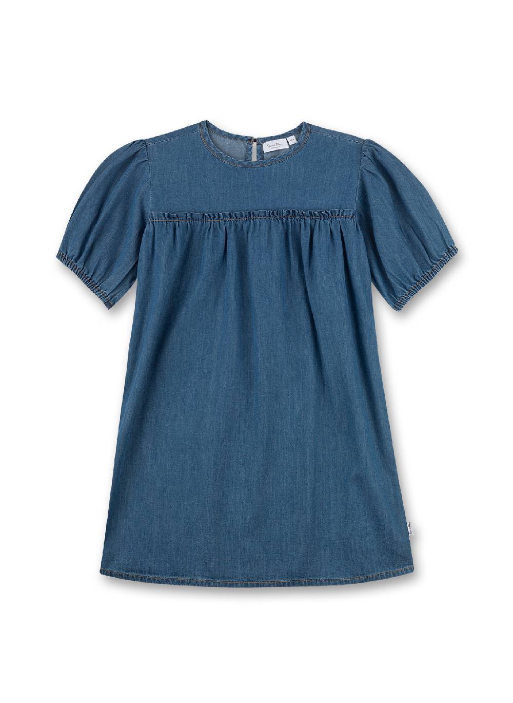 Sanetta Mädchen-Kleid Blau Denim