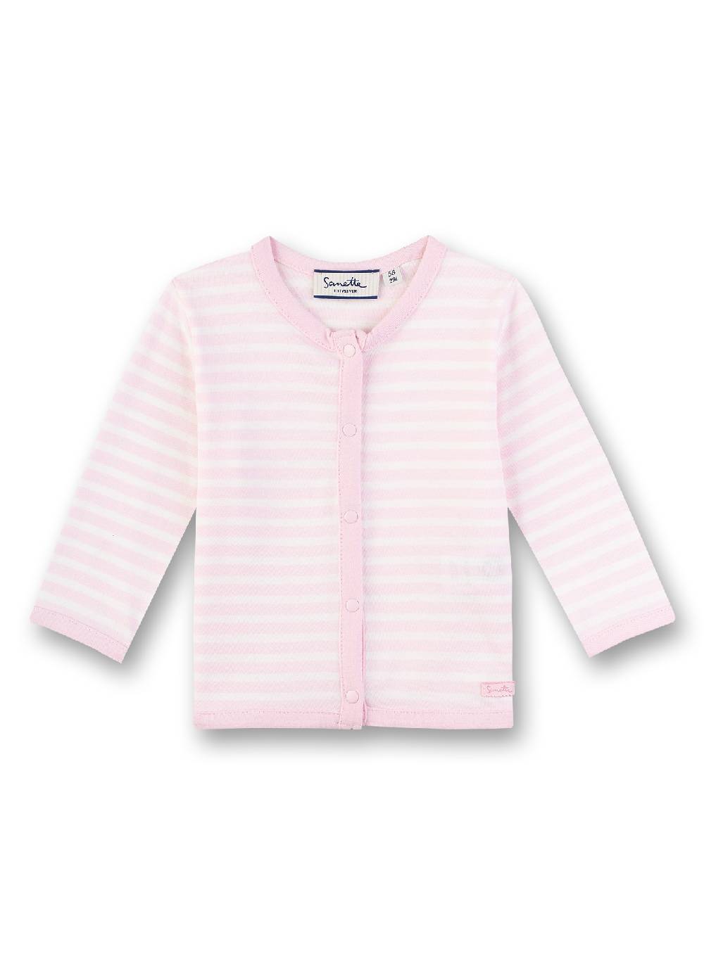 Sanetta Mädchen-Strickjacke Rosa-geringelt Online Shopping