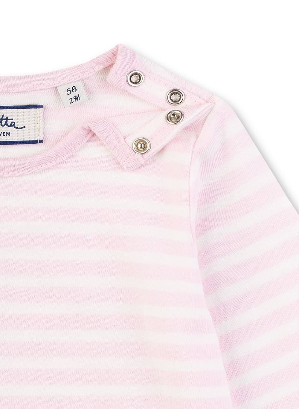 Sanetta Mädchen-Shirt langarm Rosa-geringelt Preisnachlass