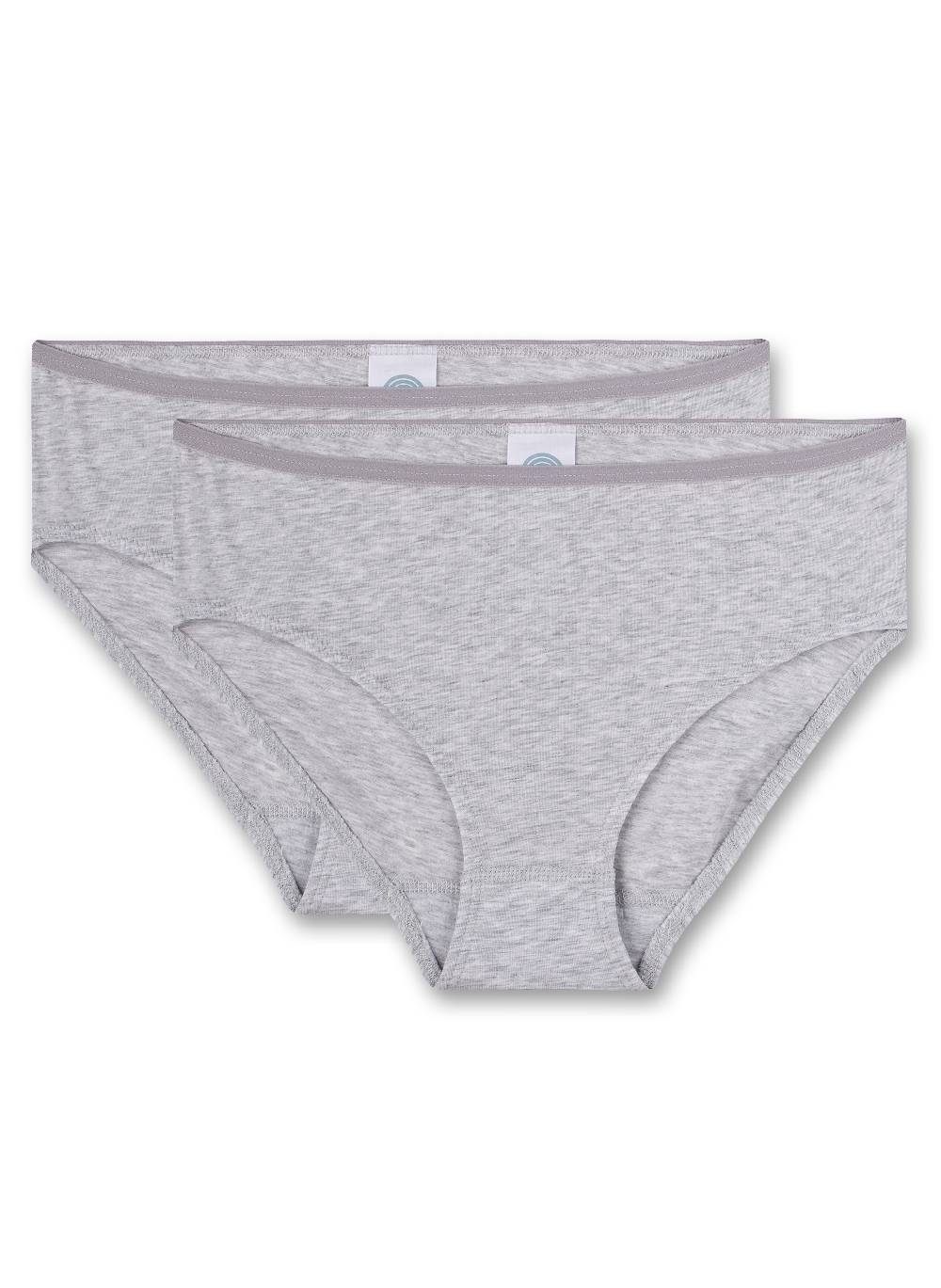 Sanetta Mädchen-Rioslip (Doppelpack) Graumelange Zeitlich begrenztes Angebot