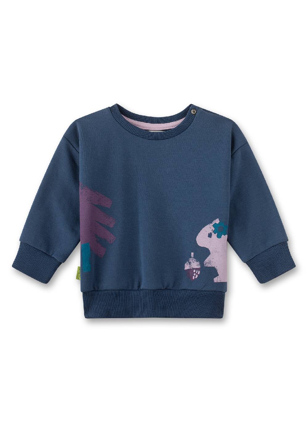 Sanetta Mädchen-Sweatshirt Blau Große Rabatte
