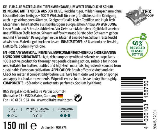Schuhwerk Schwangau Solitaire Ecco Care Pure Clean Lagerräumung