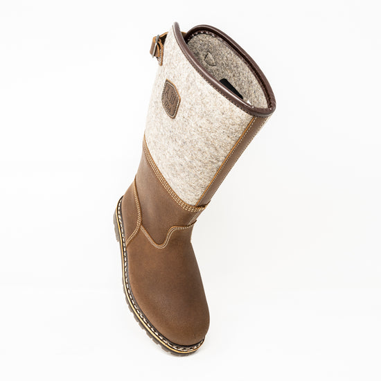 Schuhwerk Schwangau Trabert Filzstiefel Natur (Unisex) AW Branding 50% Rabatt mit kostenlosem Versand