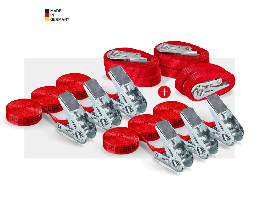 Strauss e.s. Spanngurt-Set mit Ratsche Flash Sale
