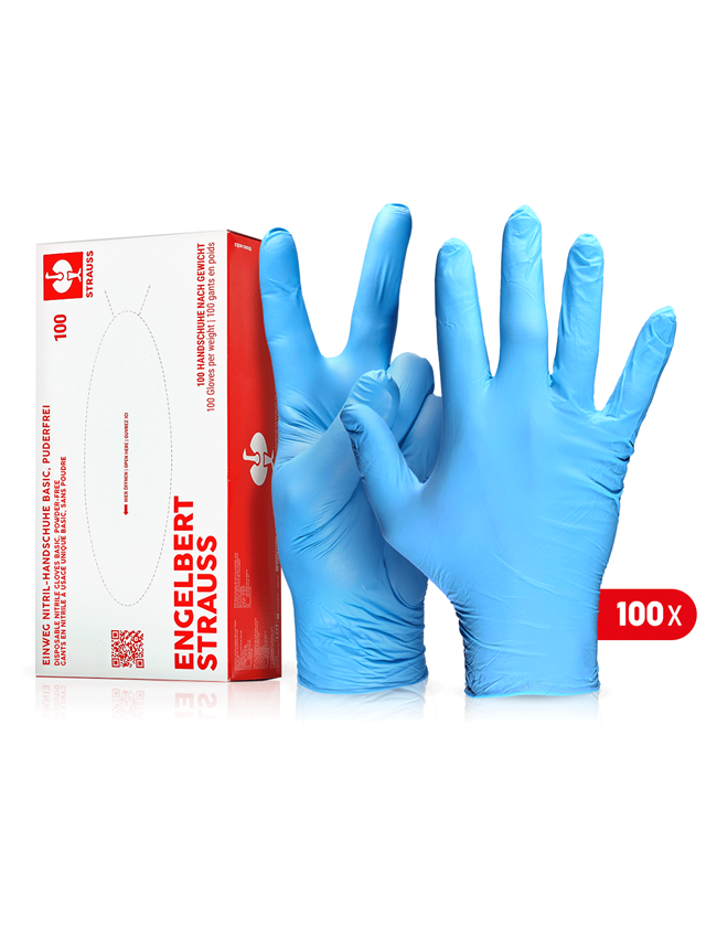 Strauss Einweg Nitril-Handschuhe Basic, puderfrei Super Rabatt