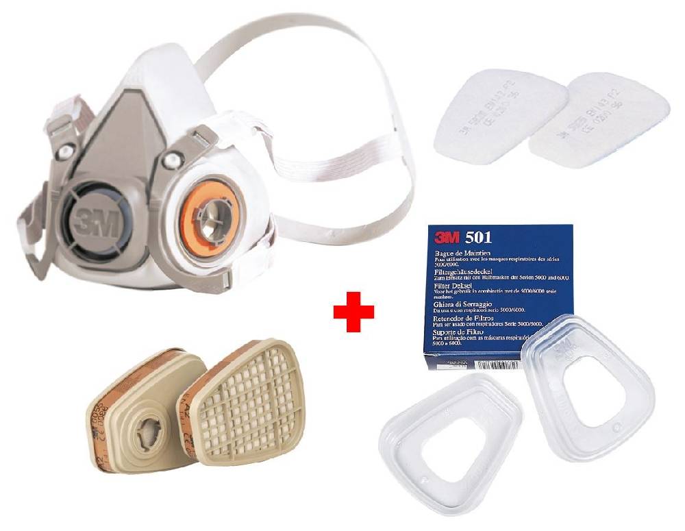 Strauss 3M Masken Set 6200 50% Rabatt mit kostenlosem Versand