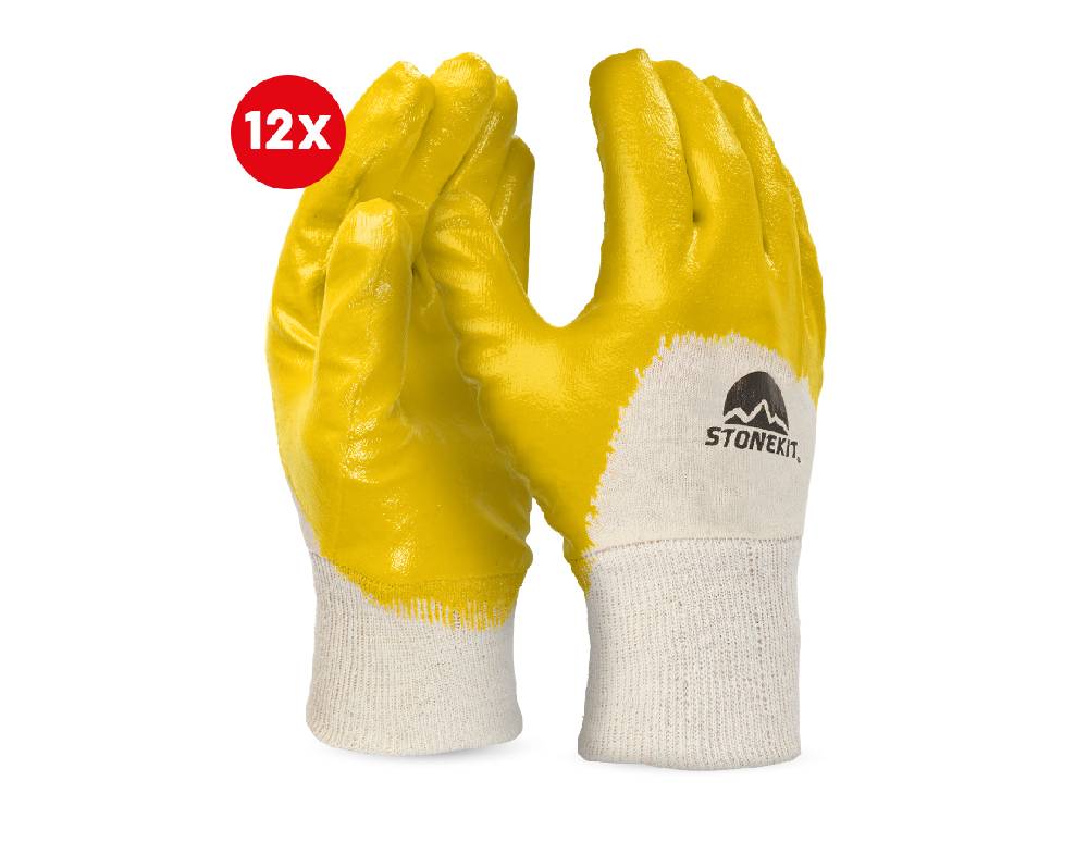 Strauss Nitril-Handschuhe Basic, teilbeschichtet,12er Pack Verkauf