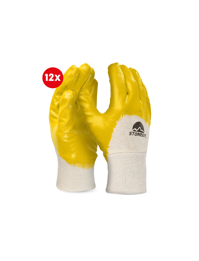 Strauss Nitril-Handschuhe Basic, teilbeschichtet,12er Pack Verkauf