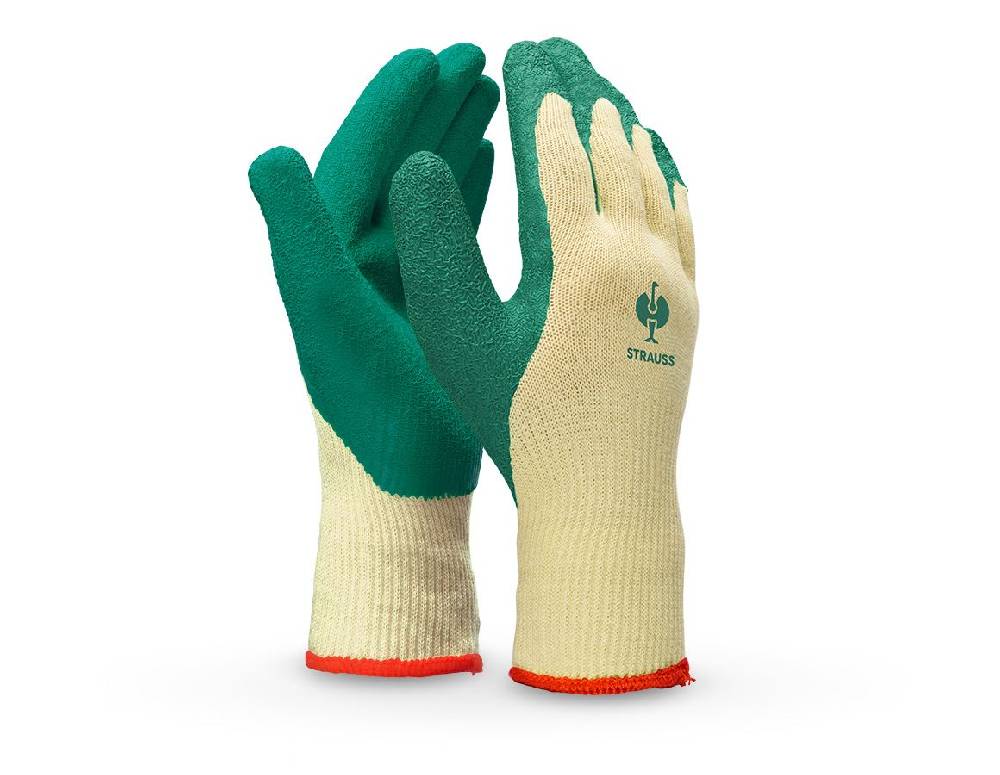 Strauss Latex-Strickhandschuhe Super Grip Sonderangebot