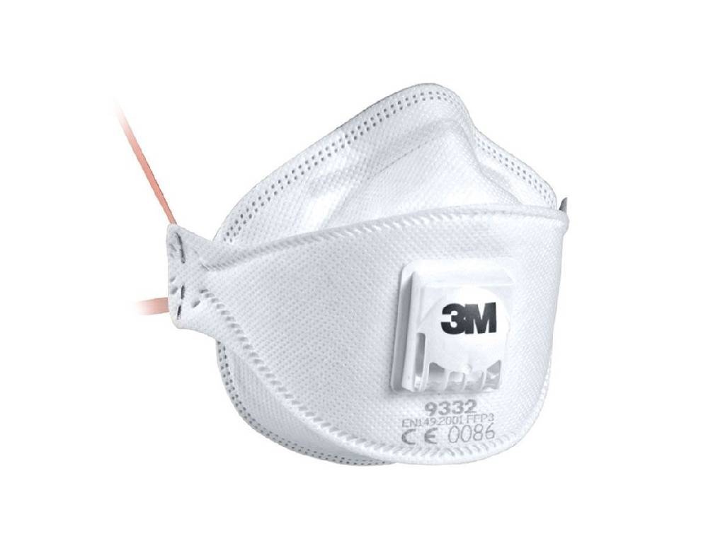 Strauss 3M Atemschutzmaske Aura 9332+, FFP3 NR D, 10 Stk Zeitlich begrenztes Angebot