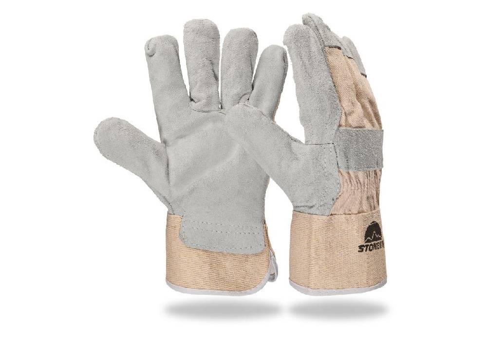 Strauss Kernspaltleder-Handschuhe 50% Rabatt mit kostenlosem Versand