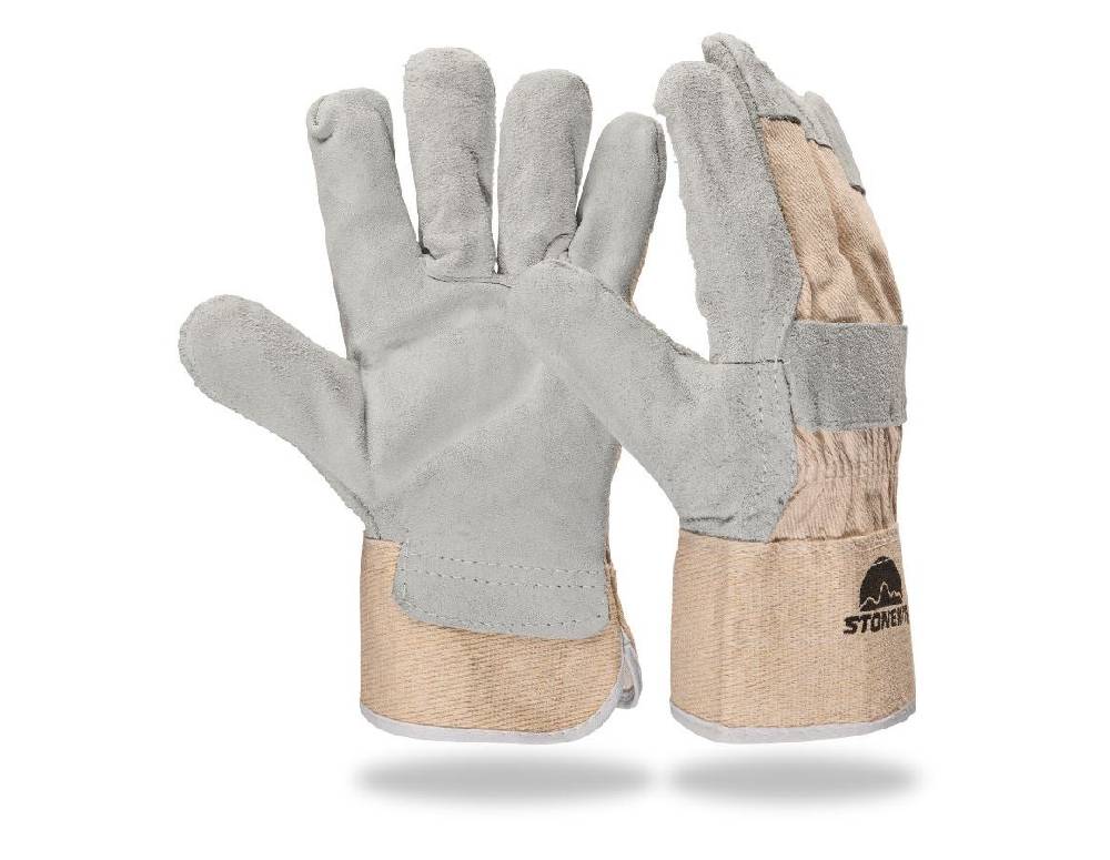 Strauss Kernspaltleder-Handschuhe 50% Rabatt mit kostenlosem Versand